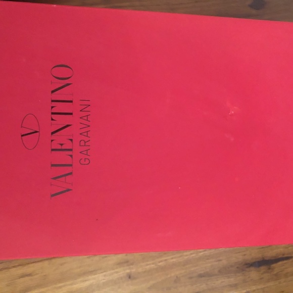 Valentino Red Satin Mesh Big Bow Strappy Sandals - Picture 5 of 5